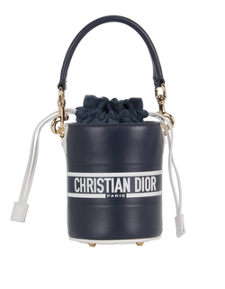 Micro Vibe Bag, Leather, Navy, 56-MA-0252, S/E/T, 3*